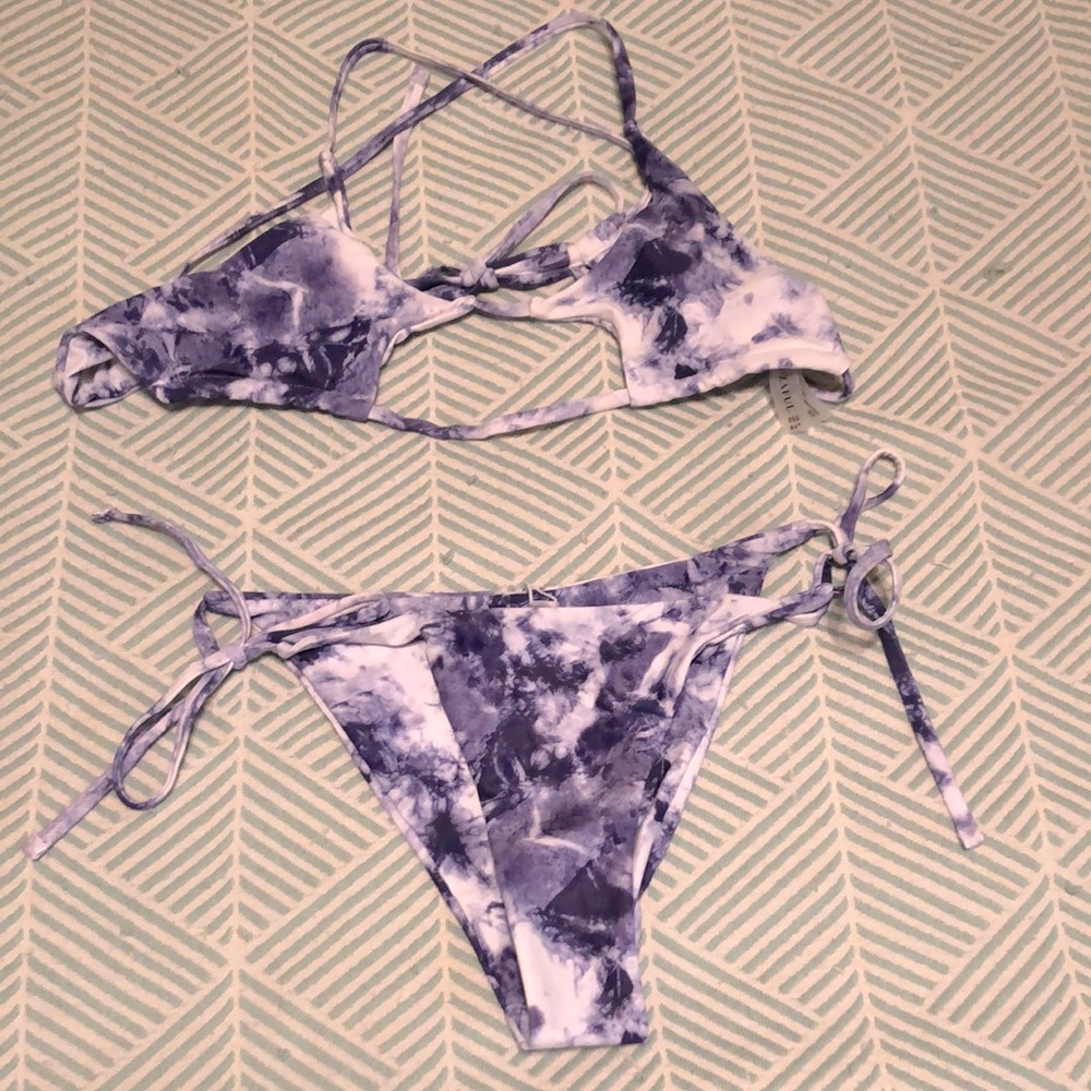 Zaful tie dye bikini
